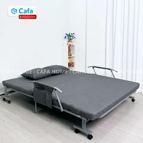 GIƯỜNG GẤP TAY VỊN 150CM